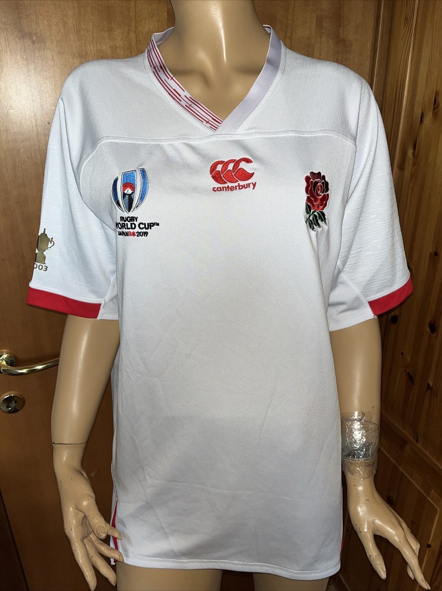 CANTERBURY - 2019ラグビーワールドカップユニフォームXL イングランド Canterbury England Rugby World Cup Japan 2019 Jersey White
