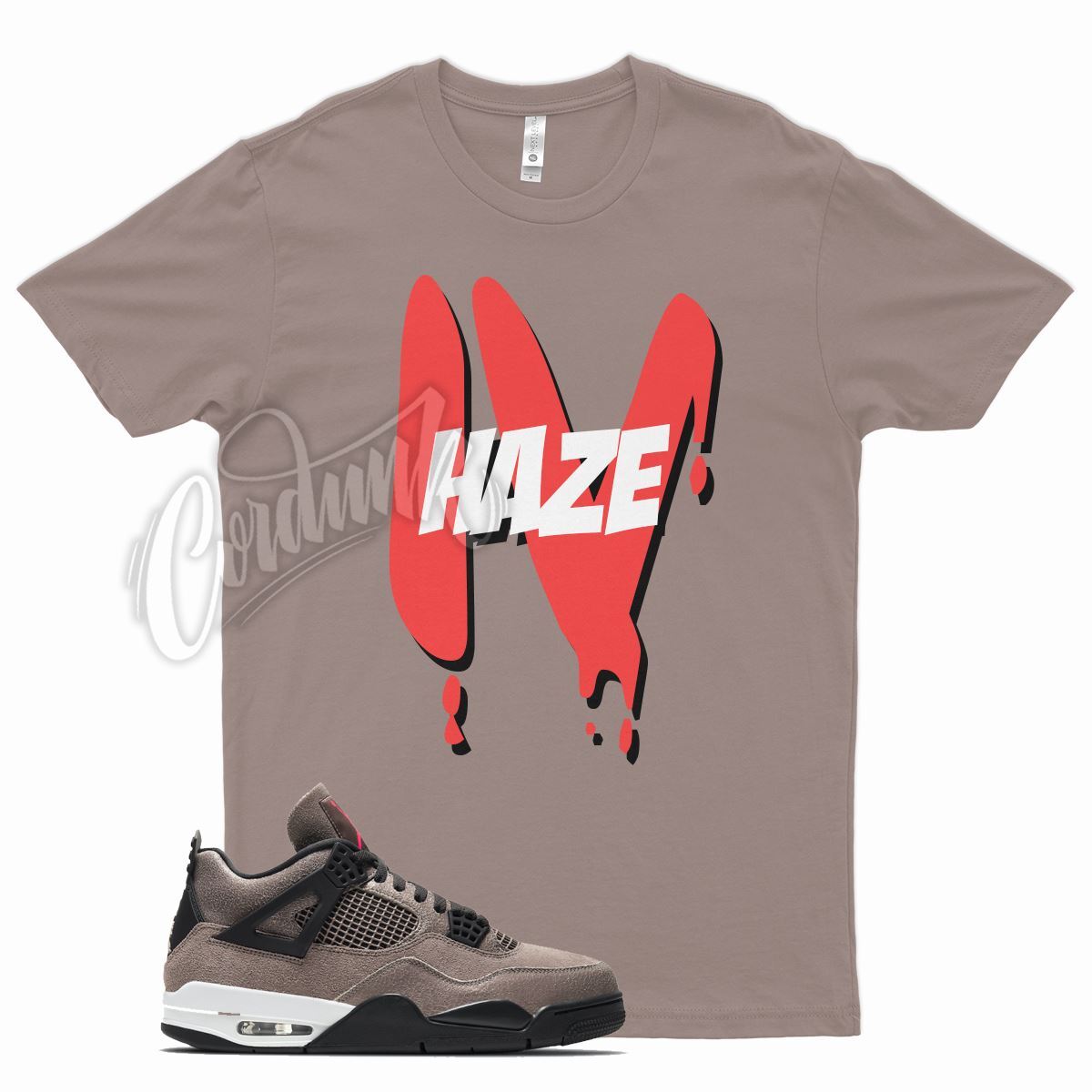 【IFYOUWANT】Haze star Raglan TEE Taupe IV HAZE T Shirt to match J1 4 Taupe Haze Infrared IV