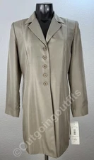 NEW Travis Ayers 100% Silk Women's Champagne Toast Coat Jacket Size 10