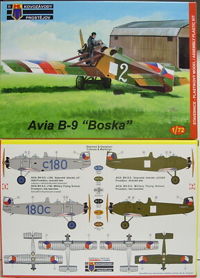 Avia BH-9 ''Boska'' , Zweisitzer , KP, 1:72, Plastik , NEU