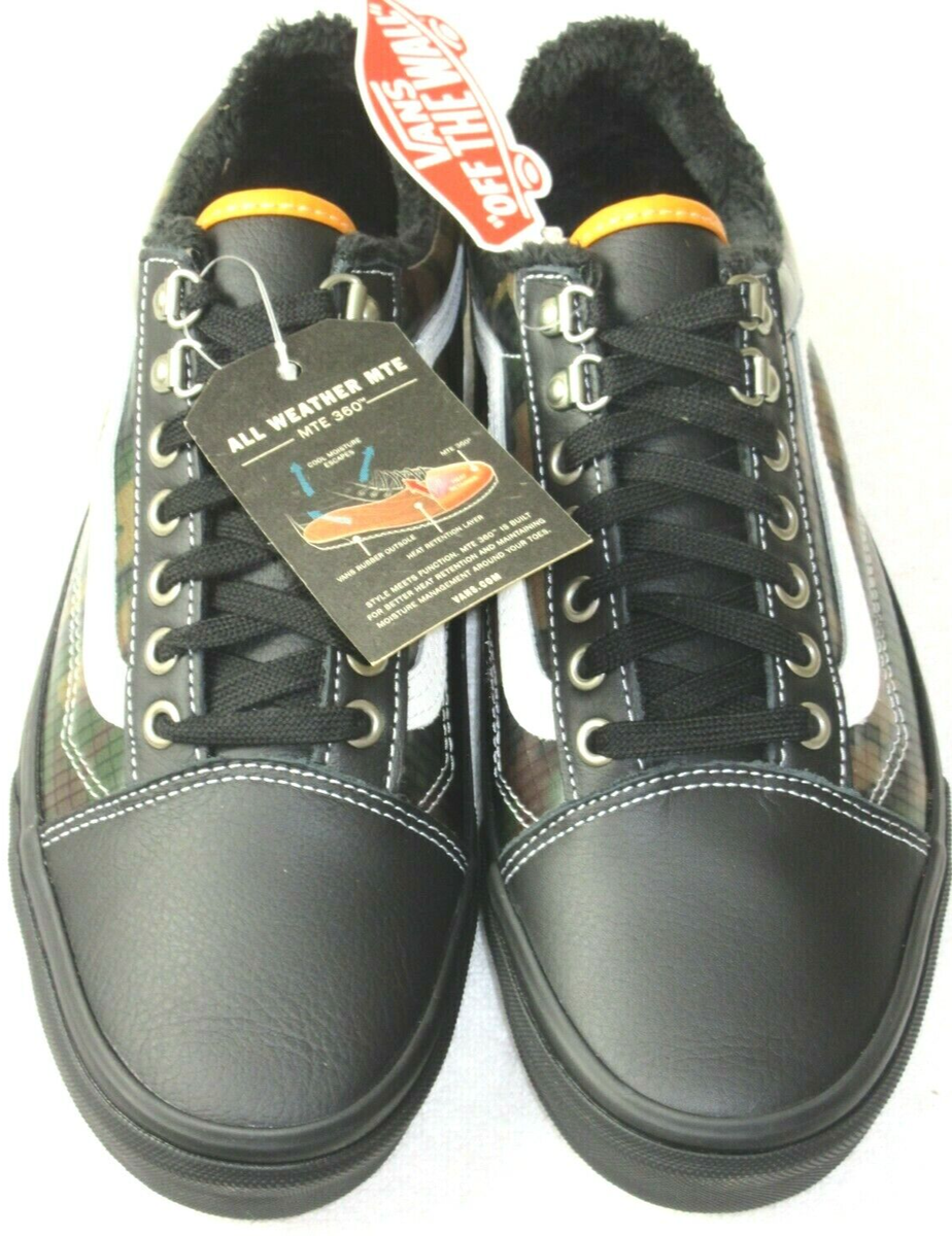 Vans Mens Old Skool MTE All Weather Skate Shoes Black Camouflage Sizes NIB Vans Old Skool MTE All Weather Black n Camo Mens Size 8.5  main image 3
