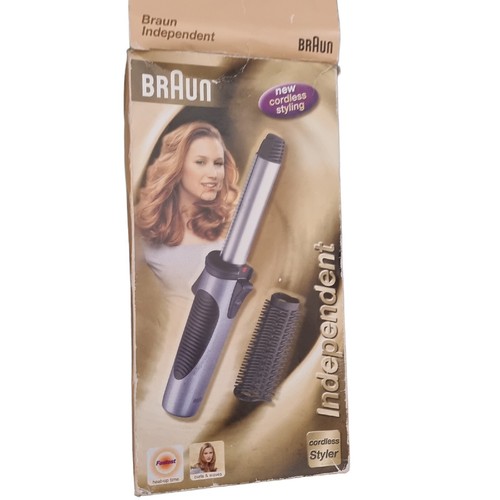 Braun Independent C20 Gas Hot Brush Tong Hair Styler 3589 Cordless