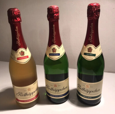 3 Fl. Rottkäppchen Sekt Trocken-Halbtrocken  (NUR ABHOLUNG 64625 Bensheim)