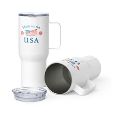 Made in the USA โ Classic American Pride - Travel mug with a handle