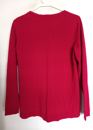 Neiman Marcus Dark Pink 100% Cashmere Sweater - Size M - Picture 3 of 3