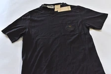 Scotch & Soda Amsterdam Men's Tee Size Medium Black Embroidered Logo - Pocket