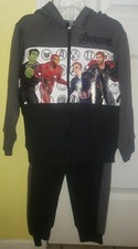 Marvel Avengers Endgame Boys Zip Hoodie And Pants Set Size 5