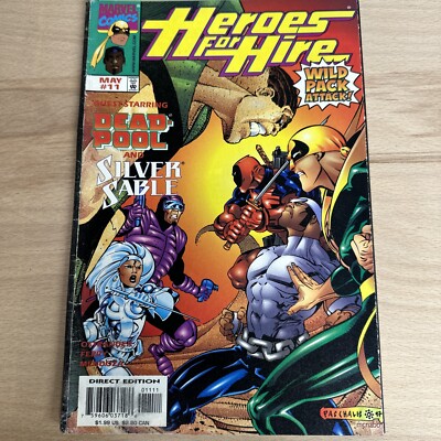 Heroes for Hire #11 - 1st Printing - Marvel Comics May 1998 Poor Condition