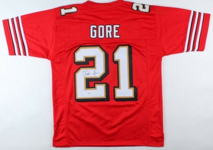 NFL フランク・ゴア サイン入りユニホーム SF 49ers NFL San Francisco
