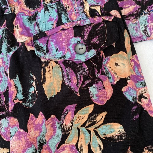 Jacob Collier Mink Pink Women's Extra Small Floral Set Zip Jacket & Shorts 0344 - 第 9/10 張圖片