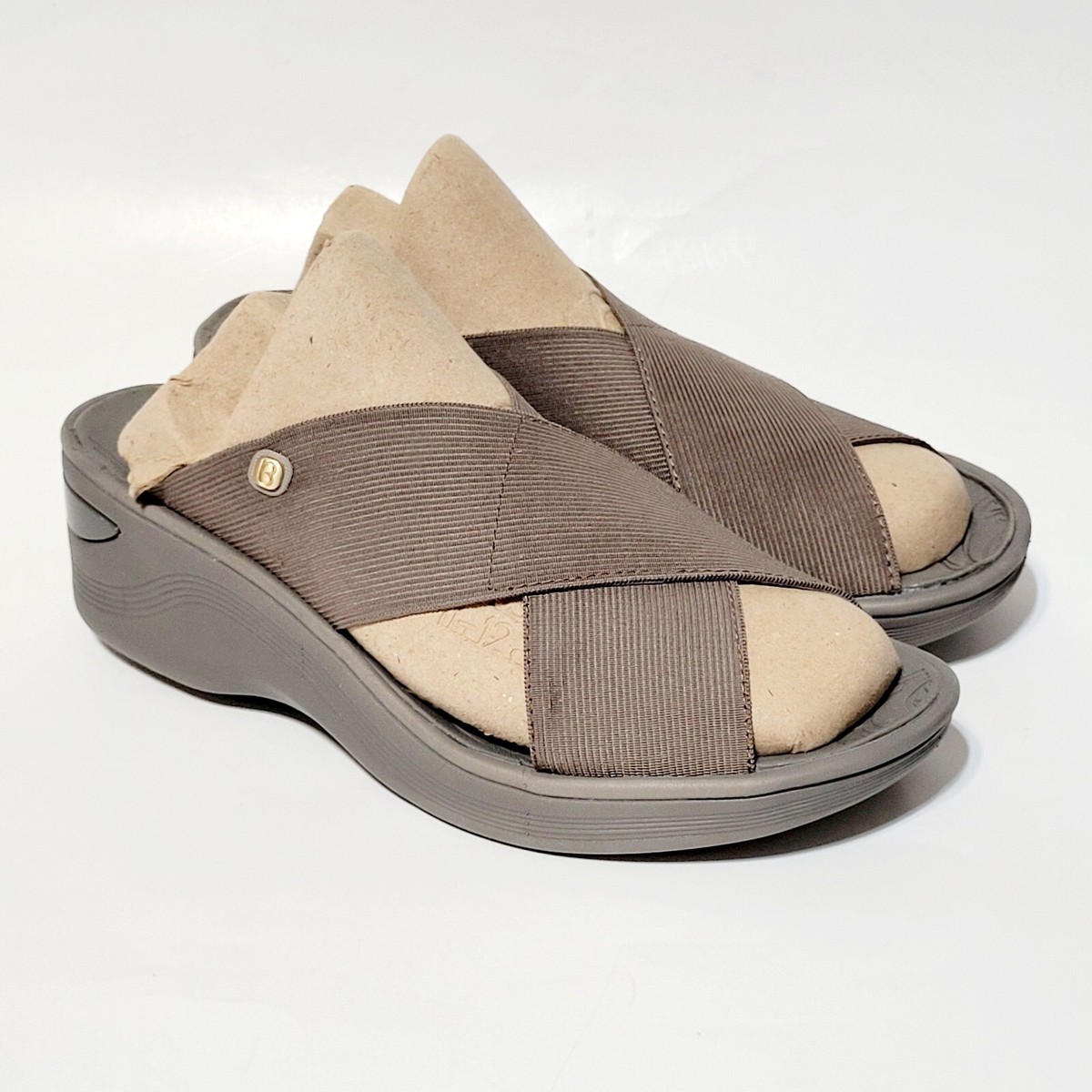 Bzees Women's Resort Slide Sandal White BZees For Lifestride