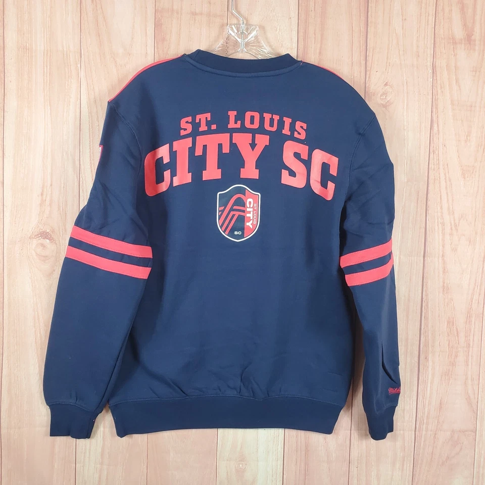 Mitchell & Ness Mens Sweatshirt Small Long Sleeve St. Louis City SC - Image 2 of 4