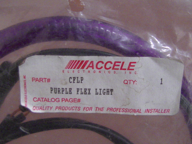 Accele Electronics Purple Flex Light CFLP