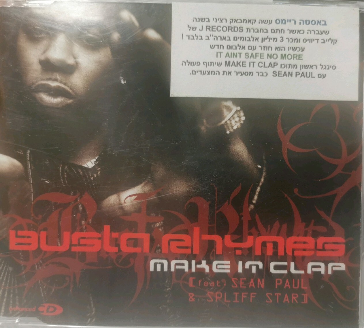 Busta Rhymes Make it Clap Ft. Sean Paul Israeli Promo Cd Single eBay