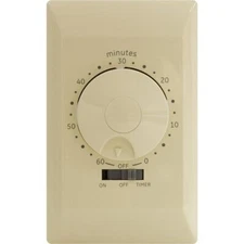 GE 15081 60-Minute Mechanical Switch Timer, Ivory