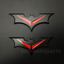 2pcs Metal Batman Dark Knight Mask Emblem Car Badge Decal Motorcycle Sticker