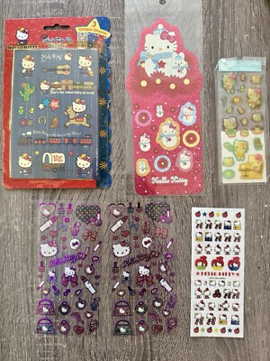 NEW VINTAGE RARE Hello Kitty Sanrio Stickers From 2003, & 2004