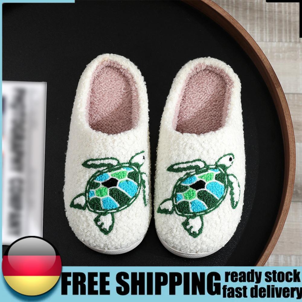 APL Pantofole Fuzzy da Interno Peluche Tartaruga Antiscivolo per Esterno Interno Camera da Letto