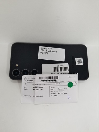 Samsung Galaxy S23 256GB Black SM-S911U1 (Unlocked) Fully Functional DG3972 - Picture 9 of 9