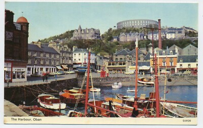 Der Hafen Oban Argyll und Bute Postkarte R12