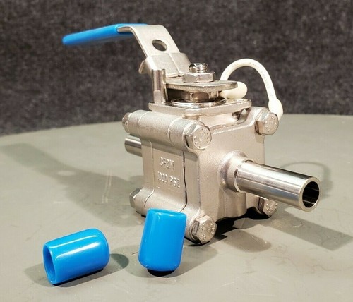 STERIFLOW STAINLESS STEEL SANITARY BALL VALVE 1/2" 1000 PSI - Picture 5 of 6