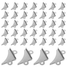 Iron Picture Frame Corner Protectors Silver Durable Metal Braces for Box Corners