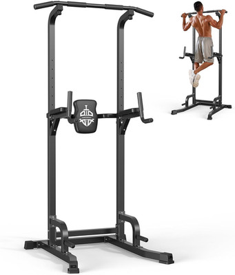 Sportsroyals Power Tower Pull up Bar Station, 450LBS Stable Pull up Dip Station