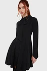 Killstar Lyricore Dress Womens Tie Neck Goth Alternative