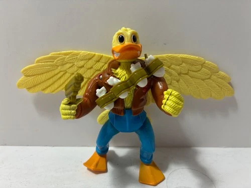 Vintage TMNT Ace Duck Figure 1989 Playmates TMNT missing hat