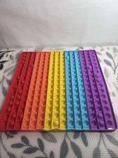 Pop It Fidget Toy  Silicone Sensory Stress Relief Bubble Toy for Kids  Adults