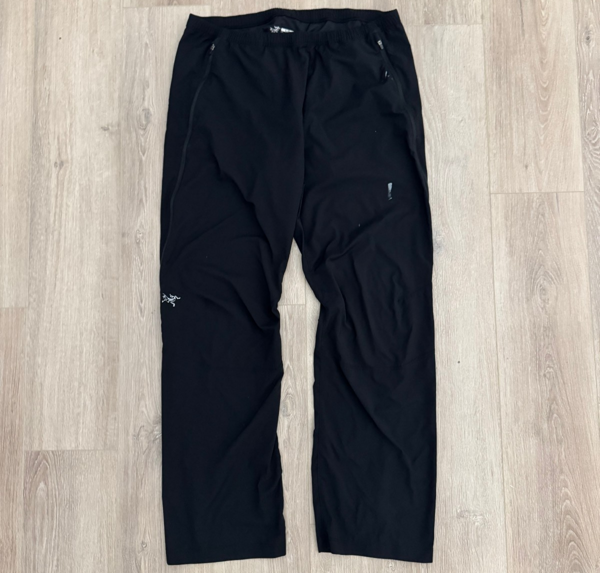 ARC'TERYX Arcteryx Pantalone Uomo Leggero Taglia L Zip Laterale Outdoor Escursionismo Gorpcore Nero