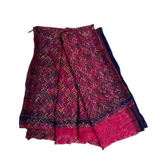 Indian Vintage Sari Women Wrap Dress Embroidered Used Home Decor Drape Saree 5Y