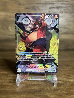 Marshall.D.Teach (080) (Alternate Art) - The Time of Battle (OP16) + Extras