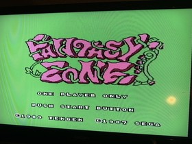 Fantasy Zone (Nintendo NES, 1989) Authentic-Tested- Nice Label- Sleeve included!