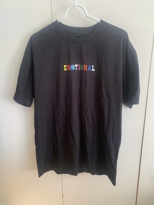 Broken Promises Shirt Mens Large Black Don't Get Emotional Quote Graphic Tee