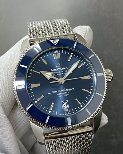 New Breitling SuperOcean Heritage II Auto 46 Blue Dial Men's Watch AB2020161C1A1