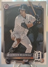 Kevin McGonigle 1st Rookie Card RC 2025 1st Bowman Paper Detroit Tigers #BP-79