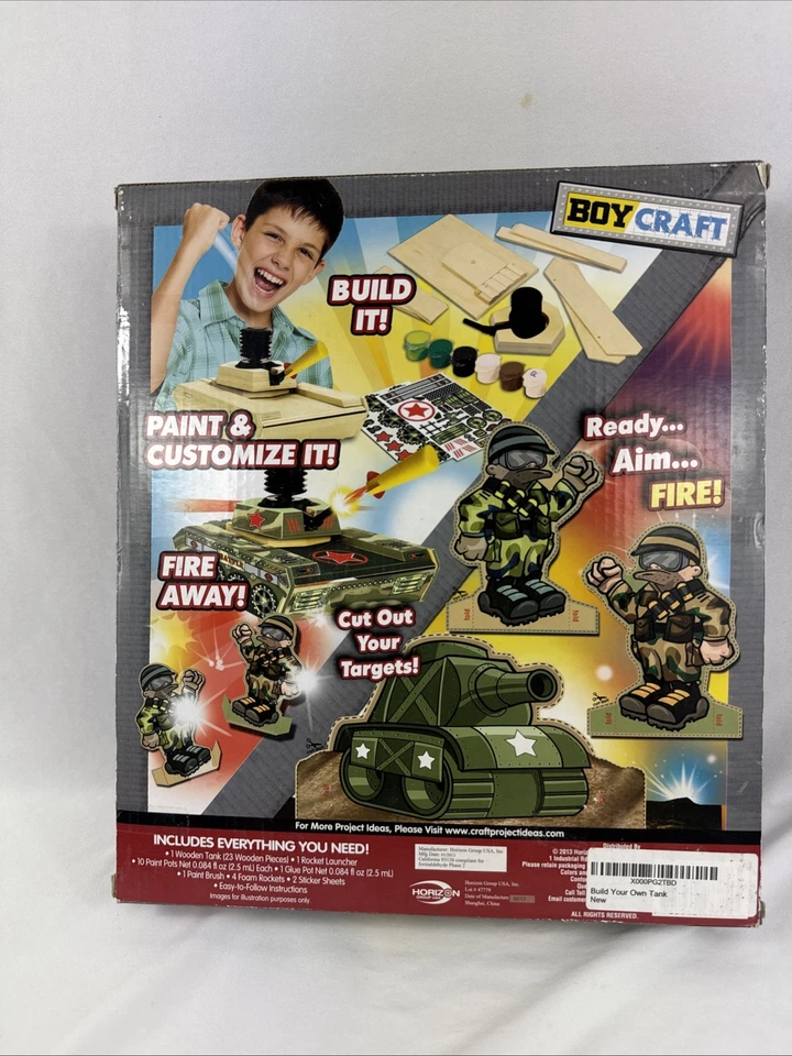 Boy Craft - Construye tu propio tanque - Incluye lanzador para dejar - Nueva caja sellada Foto 2 de 4