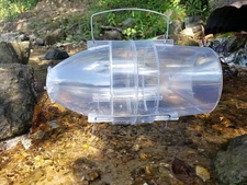 Clear Plastic Royal Minnow Trap- 9x13x7
