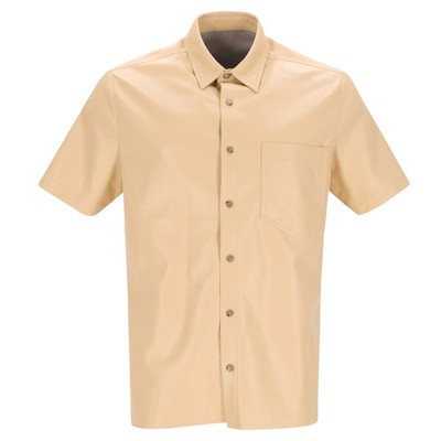 Nanushka Osmo-Hemd Aus Beigem Kunstleder Männlich Beige Xs