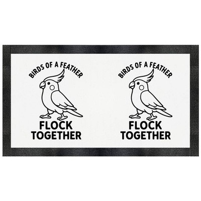 Futtermatte für Haustiere ''Vögel einer Federherde zusammen'' (PM00031509)