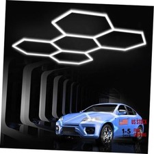 Hexagon Garage Lights: Hexagon led Gym Lights 26520LM DIY LED Shop Light 5 Hex