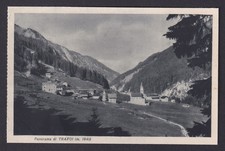 Cartolina d'epoca anni 30 Trafoi Ortler panorama montagne Alto Adige Italia