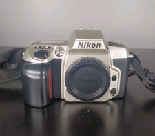 Nikon N60 35mm SLR Film Camera Body Only W/Cap Strap - Working