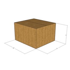 20 10x9x6 Kraft Brown Corrugated Shipping Boxes 32 ECT Single-Wall New