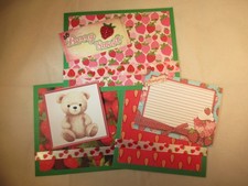 BERRY SWEET  PAPER PIECING SCRAPBOOK MATS