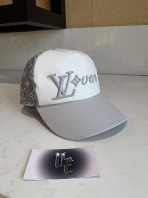 Authentic Louis Vuitton LV Vers Mesh Hat (Unisex) Monogram Gray $825