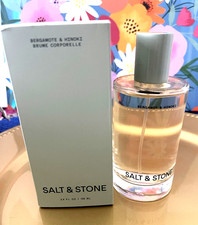 Salt Stone 3.4oz Bergamot Hinoki Body Hair Fragrance Mist Men Women NIB