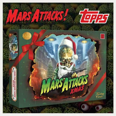 2026 TOPPS MARS ATTACKS CHRISTMAS HOBBY BOX  Brand New Presale