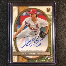 2025 Museum Baseball GORDON GRACEFFO Archival Rookie Auto Gold 121/149